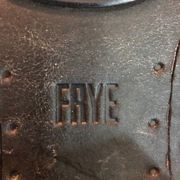 FRYE size 6.5 Tyler Engineer Moto Black Leather Boot Motorcycle Buckle $178 NEW - Picture 12 of 16